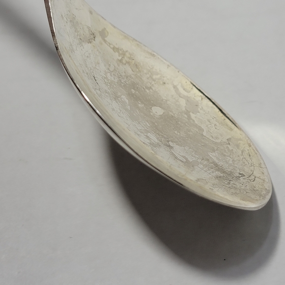 W.A. Silver Plated Spork & Spoon Serving Set Made in Italy 9” Salad, - Picture 8 of 12